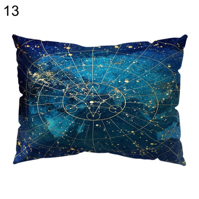 

Circle Wave Geometric Pattern Pillow Cover Cushion Case Car Sofa Bedroom Decor