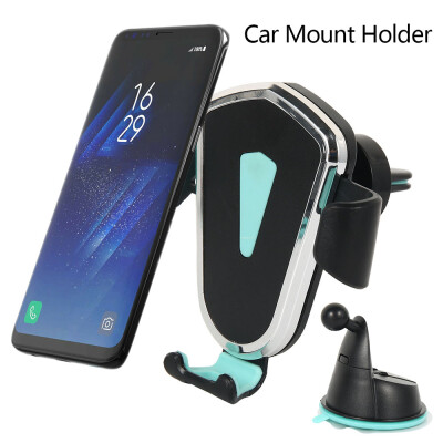 

Car Phone Holder 2-in-1 Gravity Car Air Vent Windshield Dash Smartphone Mount