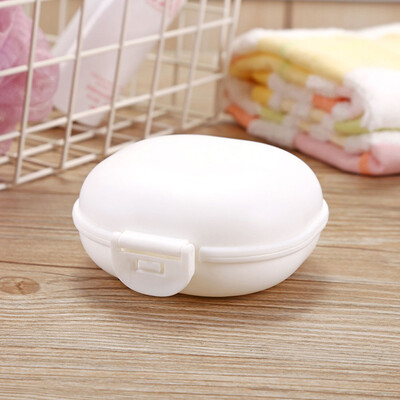 

1pc Bathroom Soap Box Dish Plate Case Home Shower Travel Hiking Container New