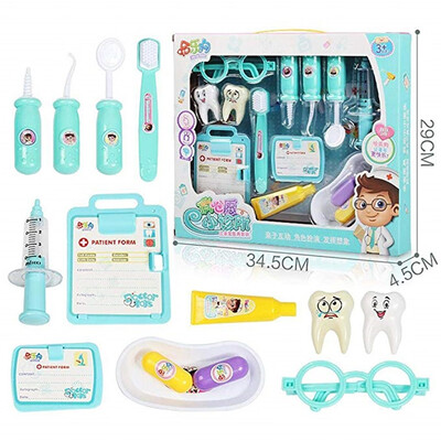 

Gobestart Child Doctor Dentist Suit Simulation Toy Role-Playing Game Toy Set