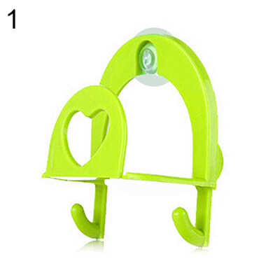 

Multifunctional Kitchen Bathroom Sucker Wall Sink Hook Shelf Rack Plastic Hanger