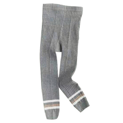 

New Autumn Newborn Baby Girls Pants Cotton Leggings Elastic Waist Patchwork Design Toddler Bottoms