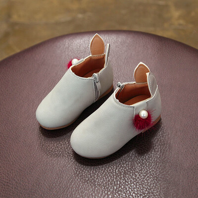 

Children Shoes PU Leather Baby Girl Shoes Boots Breathable Low-Heeled Kids Girls Shoes Spring Fashionable