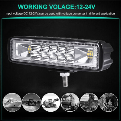 

18W LED Thin Car Truck Work Lamp 12V-24V Waterproof IP65