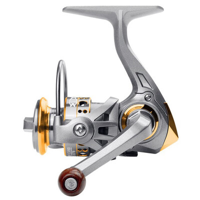 

12BB 521 Mini Spinning Reel Portable Left Hand Metal Spool Stainless Steel High Strength No Deformation Small Ice Fishing