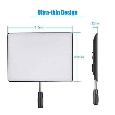 

YONGNUO YN600 Air Professional LED Video Light Slim & Light Design 5500K Adjustable Brightness Photography Light CRI≥95 Studio Lig