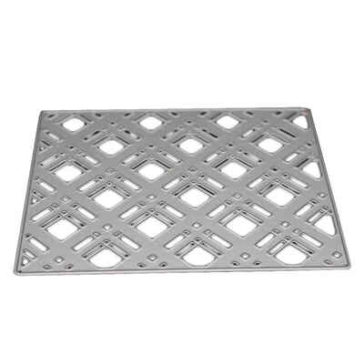 

Checkered Background Frame Stencils DIY Scrapbooking Carbon Steel Cutting Dies Paper Embossing Molds