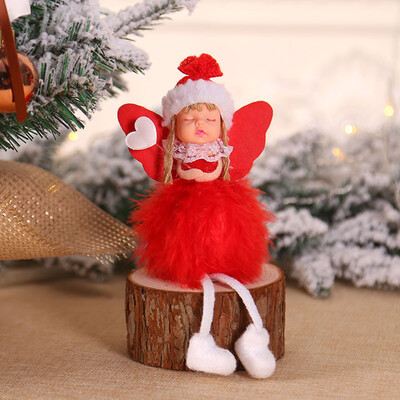 

1pc Christmas Doll Ornament Desktop Home Window Holidays Seasonal Decorations