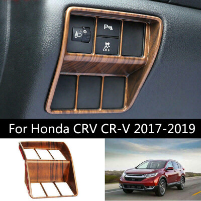 

Car Headlight Switch Panel Cover Trim ABS Replacement For Honda CRV 2017-2019