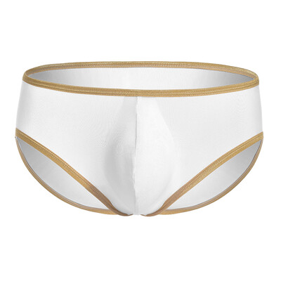 

Mens Sexy Elastic Tulle Netting Briefs Lingerie Casual Underwear Breathable