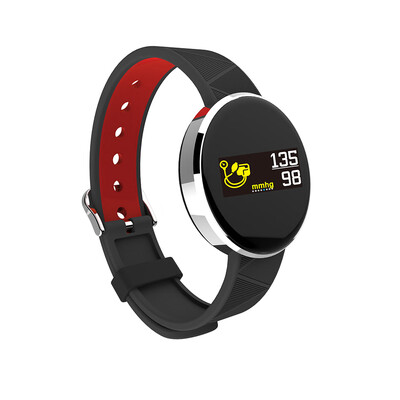 

S12 Smart Bracelet Sport Watch Heart Rate Sleep Monitor with OLED Screen Fitness Tracker Touch Pad Blood Pressure
