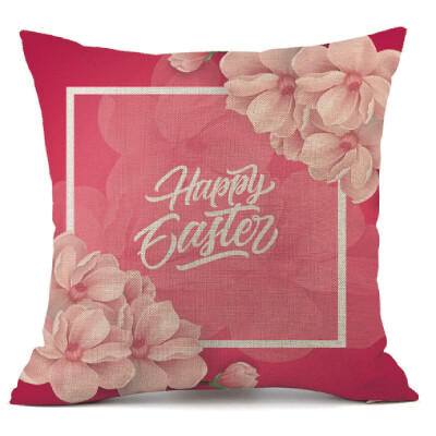 

〖Follure〗Easter Sofa Bed Home Decoration Festival Pillow Case Cushion Cover