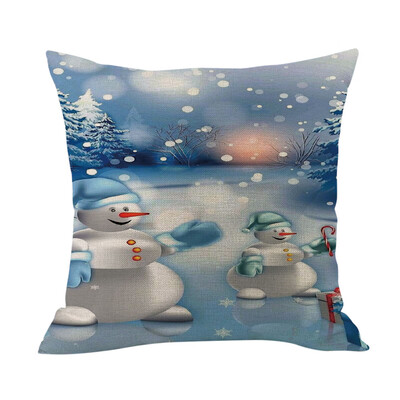 

Tailored Merry Christmas Cushion Cover Square Pillow Case Home Decor