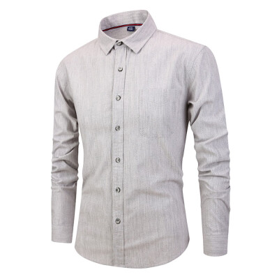 

Tailored Mens Long Sleeve Button Turndown Collar Painting Casual Top Blouse Shirts