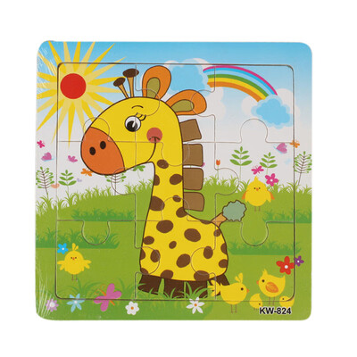 

Siaonvr Wooden Giraffe Jigsaw Toys For Kids Education And Learning Puzzles Toys