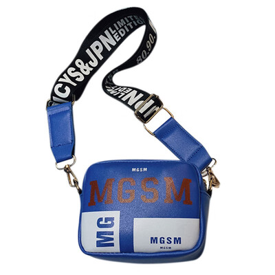 

Children Letter Print Cross-body Handbag Fashion Boys Girls Kids PU Shoulder Messenger Bag
