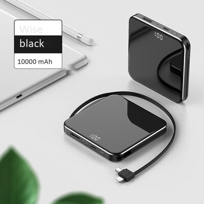 

Ultra-thin mini power bank 1000020000mah large capacity quick charge ultra-light portable mobile power supply