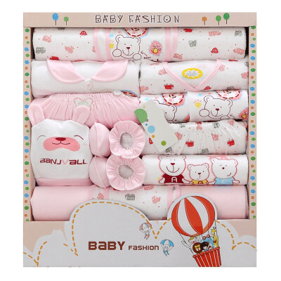 

18Pcs Infant Sets Baby Boy Girl Autumn Warm Pajamas Sleepwear Cartoon Pattern Hat Socks Clothes Sets