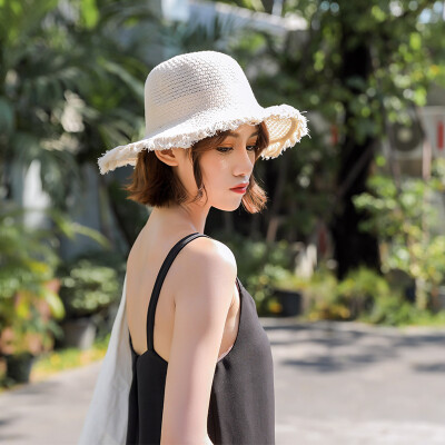 

New spring&summer straw hat for ladies outdoor leisure travel sunscreen hat for ladies