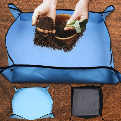 

2020 Plant Thicken Pad Reusable Waterproof Basin Soil Square Cushion Gardening Mixing Floor Locking Design Mat Flower Pot