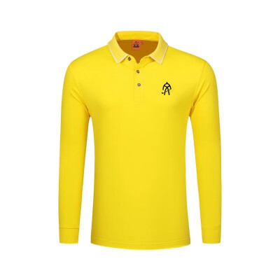 

XIONG SHOUWEN Mens Golf Long Sleeve Sports T-shirt Mercerized Cotton Lapel Polo Shirt Customized 19136