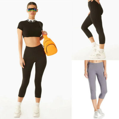 

CA High Waist Fitness Leggings Womens Gym Workout Push Up Trousers Yoga Pants