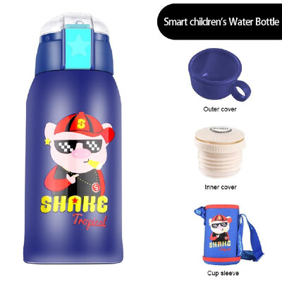 

Kids Water Bottle Cartoon Animal Bottle Intelligent Temperature Display Bottle Portable Stainless Steel Cup Vacuum Insulated Cup 5