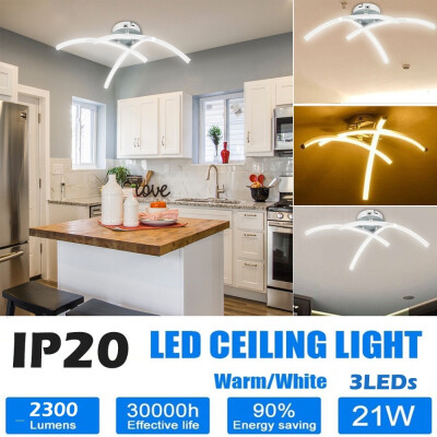 

Modern 3LEDs Light Ceiling Light Warm Lighting White Lighting Kitchen Dining Living Bedroom Lamps