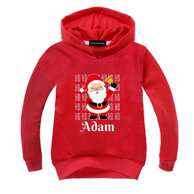 

Yeleo Trosetry Kids Merry Christmas Santa Claus Hoodie Xmas Tree Pullover Sweater