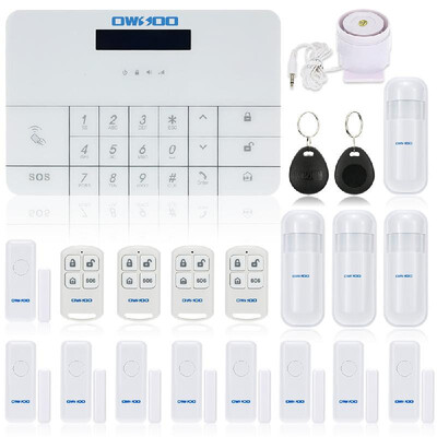 

OWSOO Wireless LCD GSM & SMS Home House Security Burglar Intruder System Auto Dialer