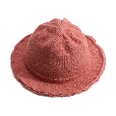 

Baby Solid Pattern Fisherman Hat Warm Autumn Winter Bucket Hat for Newborn Infant Baby Toddler Boys Girls