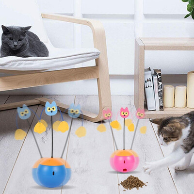 

Cat Toys Interactive Cat Toy with Ball Automatic Cat Toys for Indoor Cats Kitten Toys Self Rotating Toys for Cats