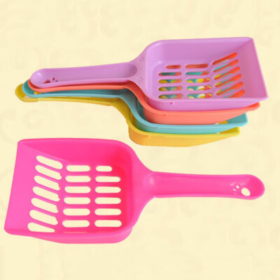 

New Style Cat Litter Shovel Pet Beauty Clean Tool Plastic Scoop Cat Sand Cleaning Products Toilet For Dog Food Spoons Pro