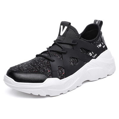 

Mens Shoes Fashion Sports Casual Running Shoes Breathable Outdoors Shoes Light Sneakers Shoes For Men Black Grey Size 39-44