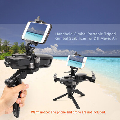 

Handheld Gimbal Portable Camera Tripod Stabilizer with Phone Holder Mount for DJI Mavic Air FPV Drone