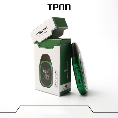 

5 Colors Fashion Ultra-thin Mini Teslacigs TPOD kit Metal Body Vape 500mAh USB Charging Air switch Electronic Cigarette Kit