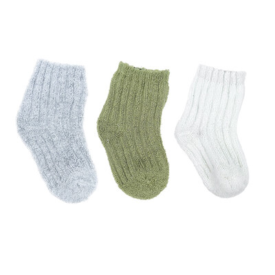 

Baby cotton loose socks 0-3 year old baby socks in autumn&winter season thickened warm boys&girls pure color socks