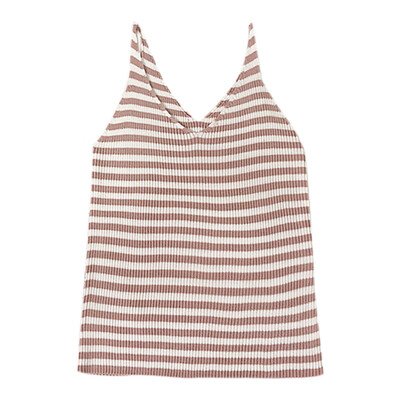 

Top women Summer Fashion Women Clothes 2019 Slim Fit Breathable V-neck Sexy All-match Solid Color Camisole Sexy Top