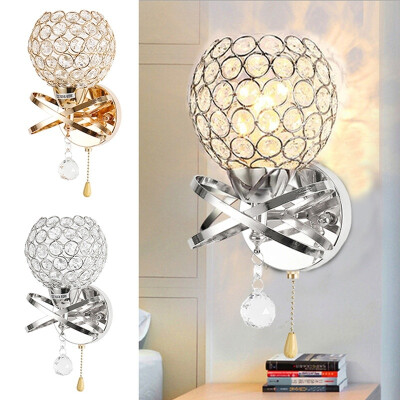 

AC 220V E14 Modern Crystal Wall Light Room Lamp Lighting Fixtures Home Decor