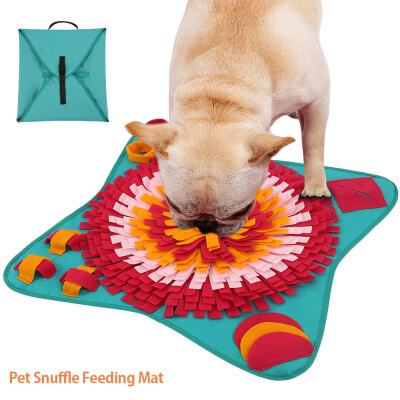 

Interactive Dog Toys Pet Feeding Traning Mat Dog Nosework Feed Mat Stress Release Encourages Natural Foraging Skills