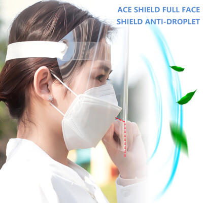 

1 PCS Transparent Anti Droplet Dust-proof Protect Full Face Covering Mask Visor Shield