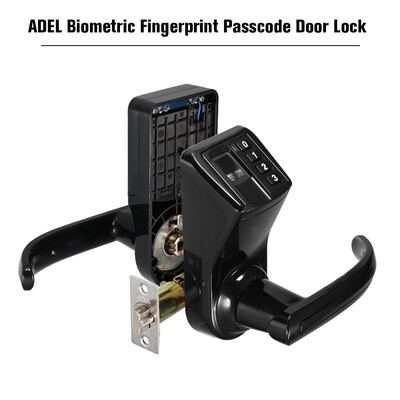 

ADEL Biometric Fingerprint Passcode Door Lock Trinity with Fingerprint Password Mechanical Key Support Up to 120 fingerprints