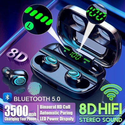 

2020 Newest Mini Earbuds 8D HiFi CVC80 Noise Cancelling Bluetooth 50 Earphones