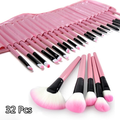 

32Pcs Fashion Makeup Brush Set Multifunction Toiletry Brushes Eyeshadow Eyeliner Lip Powder Foundation Cosmetic Makeup Brushes