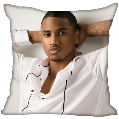 

Chris Brown Hot Sale Pillow Case High Quality New Years Pillowcase Decorative Pillow Cover For Wedding Decorative Christmas 35x35CM 35x35CM