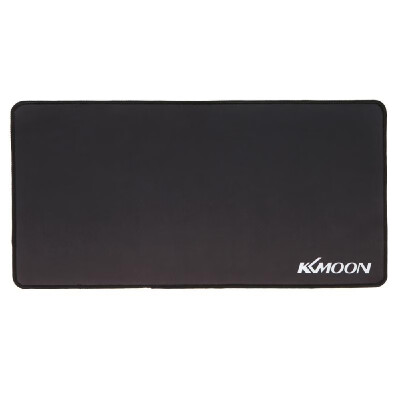 

KKmoon Plain Black Extended Water-resistant Anti-slip Rubber Speed Gaming Game Mouse Mice Pad Desk Mat