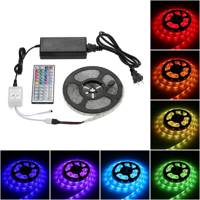 

Tomshine DC 12V 5M 150 LEDs Lighting Strip RGB SMD5050 with IR 44 Keys Controller for Home Decoration Coffee House Show Window Lig