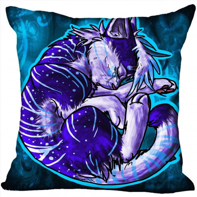 

Cat Pillow Cover Bedroom Home Office Decorative Pillowcase Square Zipper Pillow Cases Satin Fabric No Fade 35x35CM 35x35CM
