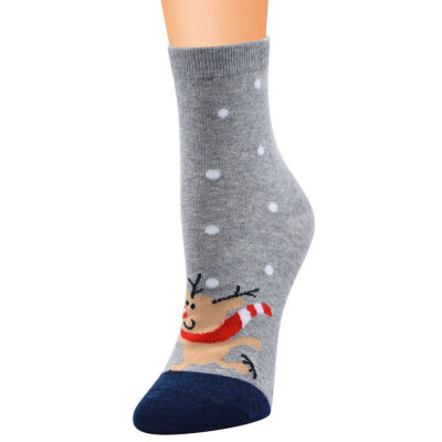 

Christmas Socks Unisex Santa Claus Cotton Adult Middle Tube Spring Autumn Winter Wearing Cartoon Socks