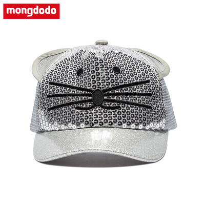 

Barabaras dream more than mongdodo childrens clothing girls hat 2019 spring new big childrens hat 72211190450 ashes silver 110